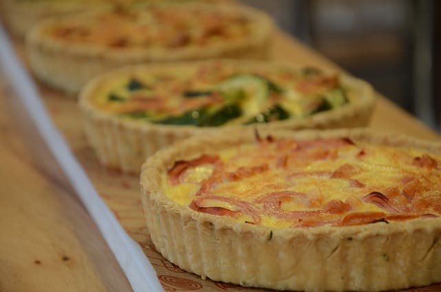 Vegane Spinat Quiche