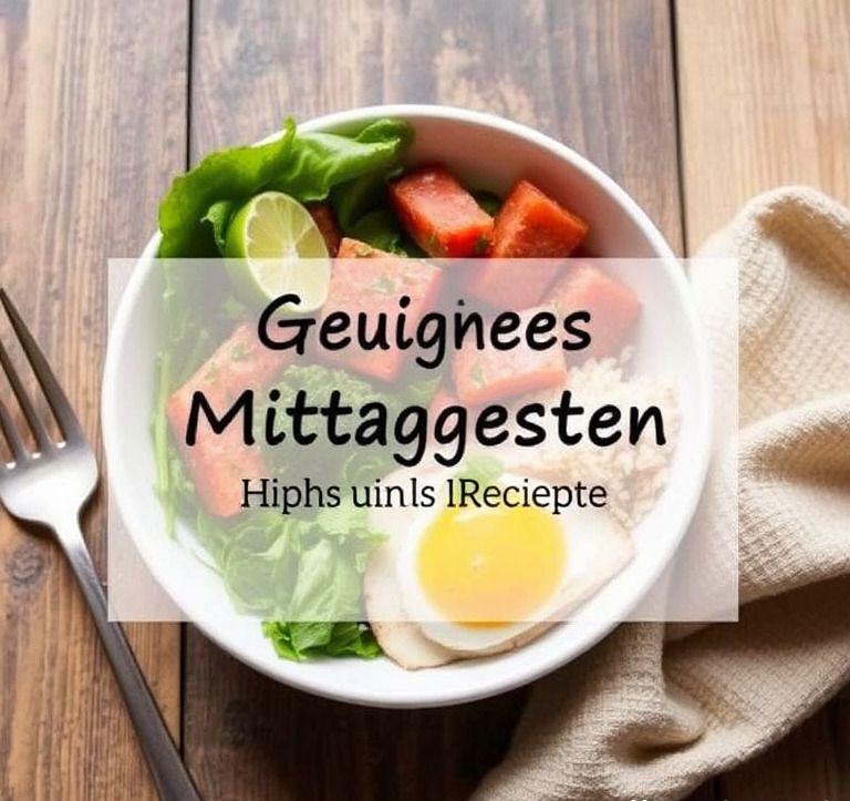 gesundes mittagessen ohne fleisch