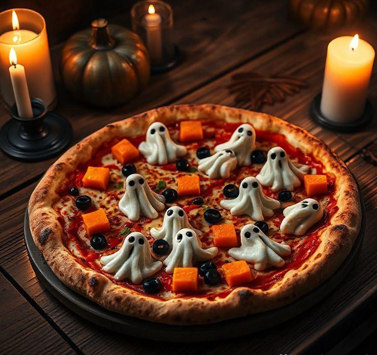 halloween pizza