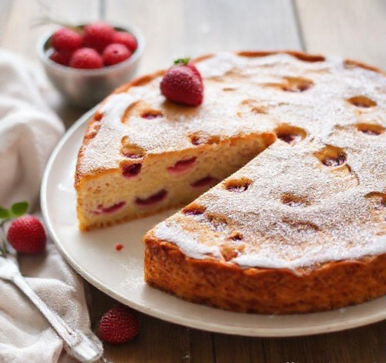 kuchen mit erdbeeren