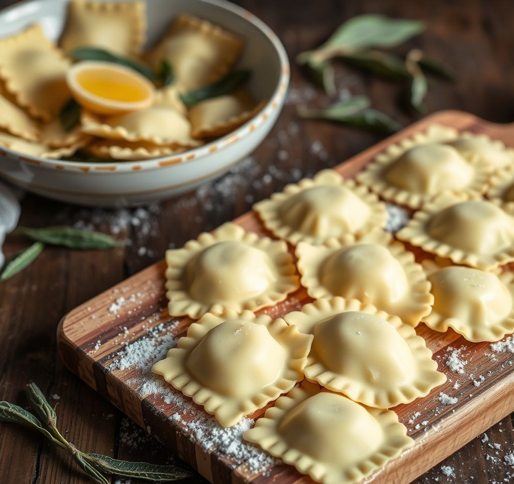 Ravioli Rezept: Original italienisch mit Ricotta-Spinat-Füllung