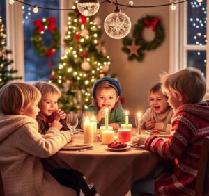 weihnachtsessen mit kindern